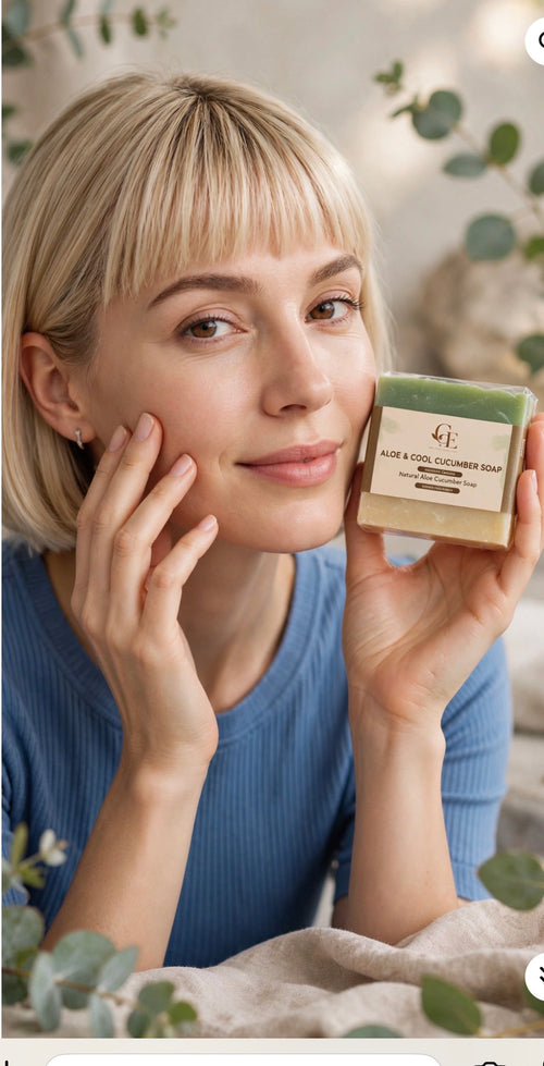 Aloe & Cucumber Detox Soap - Calm & Brighten